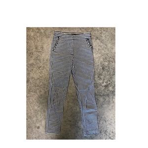 Zara Cropped Gingham Pants